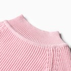 Свитер вязаный для девочки MINAKU, цвет розовый, рост 80-86 см - Фото 2