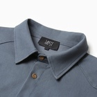 Рубашка мужская MIST oversize размер 48, графитовый - Фото 8