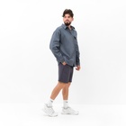 Рубашка мужская MIST oversize размер 50, цвет графитовый - Фото 5