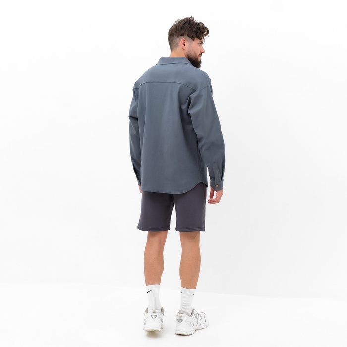 Рубашка мужская MIST oversize р.56, графитовый