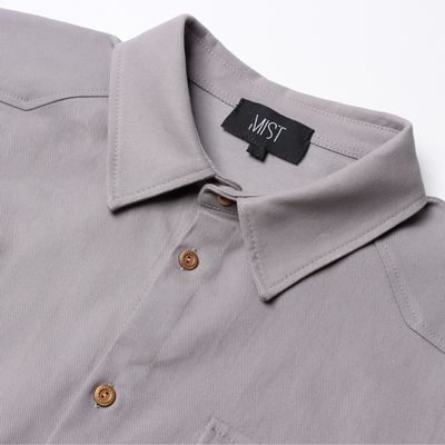 Рубашка мужская MIST oversize размер 56, цвет графитовый