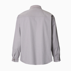 Рубашка мужская MIST oversize размер 48, светло-серый - Фото 9