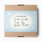 Подарочный набор "Тепла и уюта" полотенце 30х60 см и банные аксессуары(3 предм) - фото 28104345