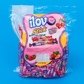 Жевательные конфеты ILOVE Stick, 1000 г