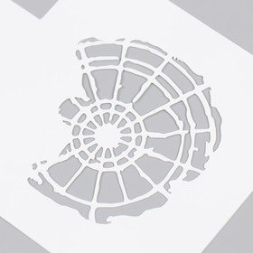 Трафарет "Земля" 9х9 см