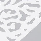 Трафарет пластиковый "Кляксы" 16х24 см - фото 22914110