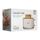 Тостер Galaxy GL 2912, 1200 Вт, 7 режимов прожарки, 2 тоста, бежевый - фото 7458730