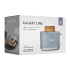 Тостер Galaxy GL 2912, 1200 Вт, 7 режимов прожарки, 2 тоста, серо-голубой - фото 7458737