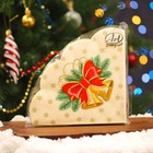 Салфетки бумажные круглые Art Bouquet Rondo «Новогодние колокольчики», 3 слоя, d=32 см, 12 шт. - Фото 5