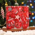 Салфетки бумажные Home Collection «Новогодня композиция красная», 3 слоя, 33х33 см, 20 шт - Фото 4
