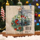 Салфетки новогодние бумажные Home Collection «Сказочное украшение», 3 слоя, 33×33 см, 20 шт. - Фото 5