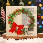 Салфетки бумажные Art Bouquet «Венок с бантиком», 3 слоя, 33х33, 20 шт. - фото 24319876