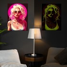 Картина по номерам со светящейся краской, 40 × 50 см «Привлекательная блондинка» 21 цвет - Фото 2
