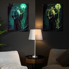 Картина по номерам со светящейся краской, 40 × 50 см «Маг фэнтези» 15 цветов - фото 9290492