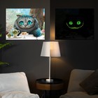 Картина по номерам со светящейся краской, 40 × 50 см «Чеширский кот» 32 цвета - фото 9290494