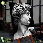 Картина по номерам со светящейся краской, 40 × 50 см «Давид. Микеланджело» 9 цветов - фото 301669254