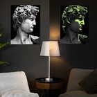 Картина по номерам со светящейся краской, 40 × 50 см «Давид. Микеланджело» 9 цветов - Фото 2