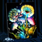 Картина по номерам с кристаллами из хрусталя, 40 × 50 см «Одуванчики» 28 цветов - фото 8264944