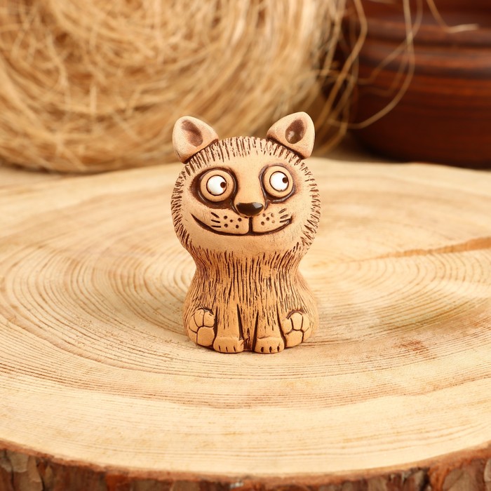 Сувенир свистулька "Котёнок", керамика - Фото 1