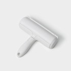 Щётка для удаления волос и шерсти Доляна, 19×18.5×5.5 см, белая - Фото 2