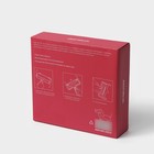 Щётка для удаления волос и шерсти Доляна, 19×18.5×5.5 см, белая - Фото 7