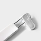 Вешалка для брюк и юбок Доляна, 22×14 см, с зажимами, белая - Фото 3