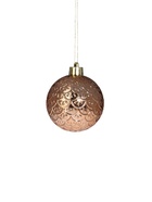 Ёлочные игрушки «Северное сияние», шары новогодние, d=6 см, набор 3 шт., грани, золото 9510574