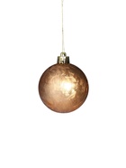 Ёлочные игрушки «Северное сияние», шары новогодние, d=6 см, набор 3 шт., грани, золото 9510574