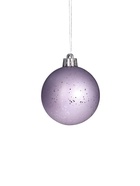 Ёлочные игрушки «Элитное диско», шары новогодние, d=6 см, набор 6 шт., сиреневый - фото 120350699