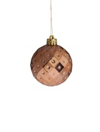 Ёлочные игрушки «Изабель», шары новогодние, набор 16 шт., d=6 см, геометрия, золотистый 9510609