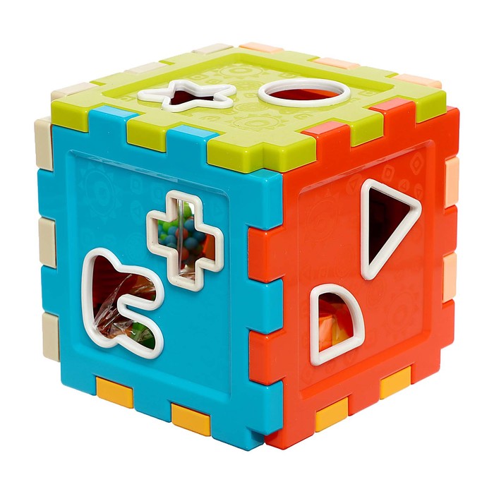Сортер куб "Телефончик", 8 фигур, световые и звуковые эффекты