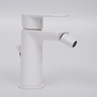 Смеситель для биде WasserKRAFT Mindel 8506, однорычажный, картридж 35 мм, латунь, белый - Фото 2