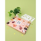 Ежедневник недатированный 150 х 204 мм, 96 листов "Коты", твёрдая обложка, глянцевая ламинация, с трафаретом (100 х 150 мм), блок офсет 70 г/м2 - фото 22906693