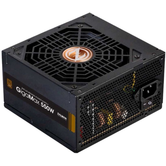 Блок питания Zalman ATX 550W ZM550-GVII 80+ bronze (20+4pin) APFC 120mm fan 5xSATA RTL - фото 51431431