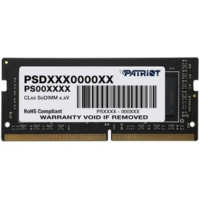 Память DDR4 16GB 2666MHz Patriot PSD416G266681S Signature RTL PC4-21300 CL19 SO-DIMM 260-pin   10044