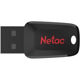 Флеш Диск Netac 64GB U197 NT03U197N-064G-20BK USB2.0 черный/красный