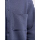 Рубашка мужская НАЧЁС, цвет серо-синий, размер 48 - Фото 5