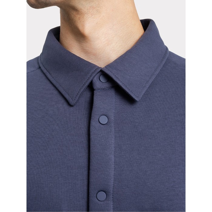 Рубашка мужская  НАЧЁС, цвет серо-синий, размер 50