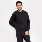 Свитшот мужской НАЧЁС, цвет чёрный, размер 52 - фото 22906855