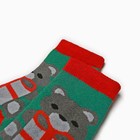 Носки детские махровые, цвет зелёный, размер 18-20 (комплект 2 шт) - фото 23028786