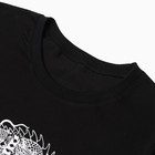 Комплект женский домашний (футболка,шорты), цвет чёрный/дракон, размер 44 - Фото 2