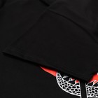 Комплект женский домашний (футболка,шорты), цвет чёрный/дракон, размер 44 - Фото 3