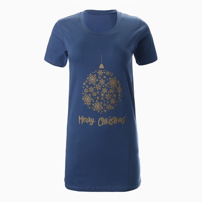 Туника женская, синяя, размер 52