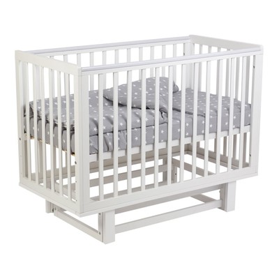 Кровать детская Polini kids Simple 340, с маятником, белая