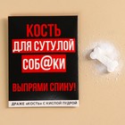 Драже кость «Для сутулой собаки» с кислой пудрой, 6 г. 9877789 - фото 11121370