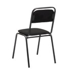 Стул для посетителя черная ткань, каркас черный - фото 24534562