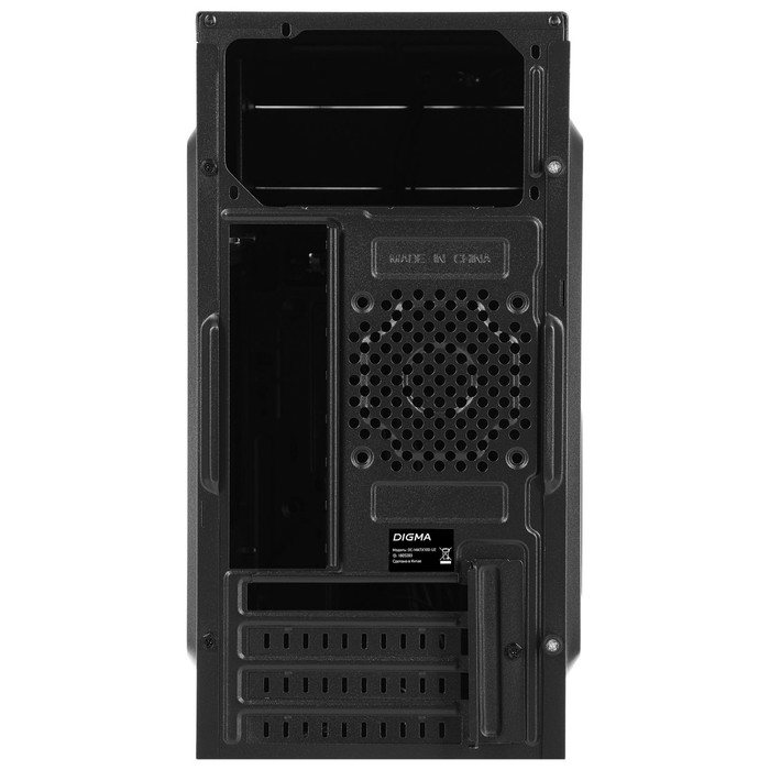 Корпус Digma DC-MATX100-U2 черный без БП mATX 1x80mm 2x120mm 2xUSB2.0 audio - фото 51432007