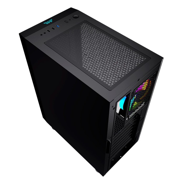 Корпус GMNG GG-CC110 черный без БП ATX 5x120mm 2x140mm 2xUSB2.0 1xUSB3.0 audio bott PSU - фото 51432061