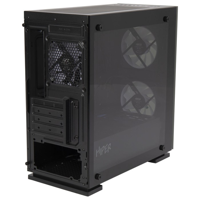 Корпус Hiper M65 черный без БП mATX 3x120mm 2xUSB2.0 1xUSB3.0 audio bott PSU - фото 51432204