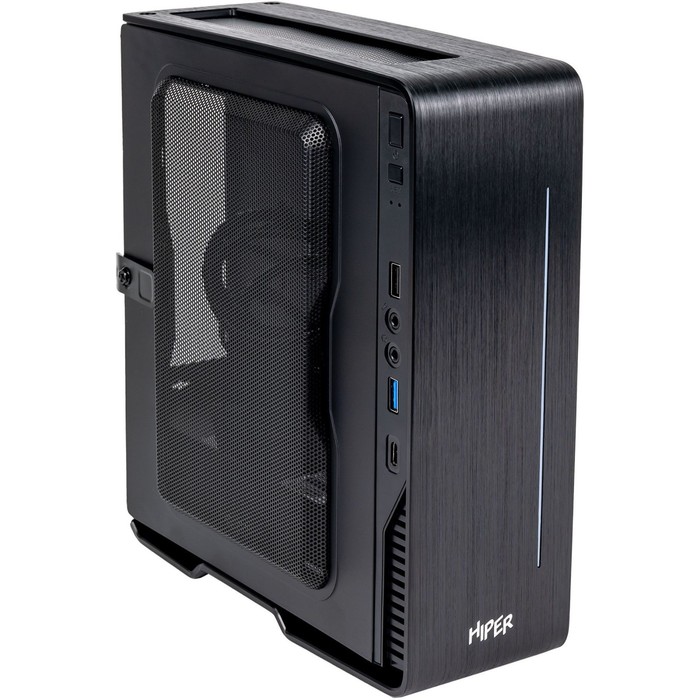 Корпус Hiper Vi7B черный 180W miniITX 1xUSB2.0 1xUSB3.1 audio bott PSU - фото 51432252